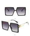 Women's Retro Oversized Irregular Square Sunglasses Fashion Trend Casual Elegant Frame Female. 
