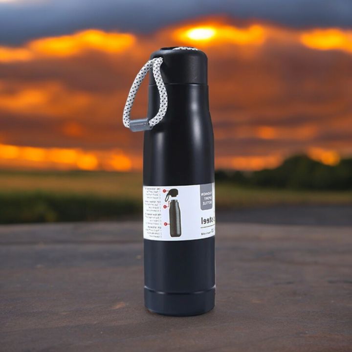 600ml%20Black%20Vacuum%20Water%20Bottle,%20Outdoor%20Sports%20304%20Tumbler%20with%20Lifting%20Rope%20-%20Image%203