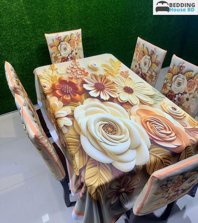 3D%20Print%20Dining%20Table%20Mat%20With%206%20Chair%20Covers%20-%20Image%202