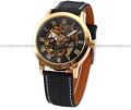 ebay Shenhua men's fashion casual classic tungsten steel hollow automatic mechanical watch wholesale. 