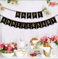 Happy anniversary banner/Anniversary card banner. 