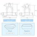Bath Hammock For Newborn Babies With Support For Baby Bathtub Kids Bath Mat Seat.