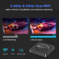 Smart Android TV Box Mortal Q1 AllwinnerH313 Google Voice Yuotube 4K HDR10 2.4G/5G WiFi BT5.0 16G Video Set Top Box Media Player.