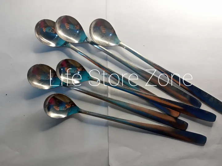 6%20Pcs%20Of%20Long%20Handle%20Spoon%20Set/Steel%20Long%20Pickle%20Tea%20Spoon%20-%20Image%204