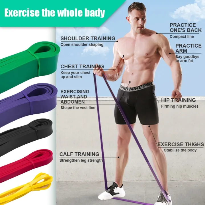 Fitness%20Band%20Pull%20Up%20Elastic%20tape%20Heavy%20Duty%20Latex%20Rubber%20Resistance%20Loop%20Power%20Bands%20Set%20Home%20Gym%20Workout%20Expander%20Strengthen%20-%20Image%202