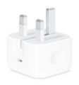 Apple 20W USB-C Power Adapter Folding pins (New Pack) - White (Model -A2344)- White.