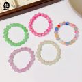 White Jade Bodhi Gradual Color Beaded Bracelet for Women Men Lucky Prayer Beads Bracelets Gradient Imitation Jade Stone Bracelet. 