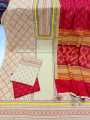 Premium Quality (VIP Block) Orbindu Cotton Block Printed Cotton Unstitched Three Piece for Women-Design-6. 