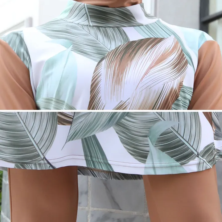 3/4PCS%20Islamic%20Swimwear%20with%20Shawl%20Beach%20Wear%20Muslim%20Swimming%20Suit%20for%20Women%20Modest%20Long%20Sleeves%20Full%20Cover%20Burkini%20Swimsuit%20-%20Image%202