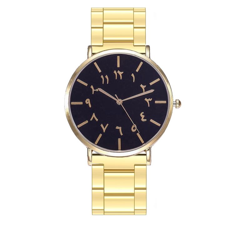 Dropshipping%20Women%20Fashion%20Arabic%20Numbers%20Watch%20Casual%20Stainless%20Steel%20Quartz%20Wrist%20Watch%20Relogio%20Feminino%20-%20Image%202