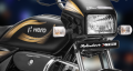 Hero Splendor Plus Xtec Motorcycle 100CC - Gold Black. 