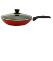 HAMKO Fry Pan With Glass Lid (28 CM)-Non-Stick. 