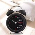 English Digital Double Bell Alarm Clock Good Quyality - Wall Clock.
