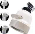 Movable Kitchen Tap Head | 360° Rotatable Water Spray ABS Sink Faucet Spray Head Tap | Splash Filter Water Saving Pressurization Nozzle Bubbler Connector | 3 Modes Adjustment.
