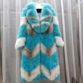 Furyoume Hot 2024 Women Winter Coat Real Fox Fur Coat X-long Luxury Clothes Natural Fluffy Fur Jacket Ladies Fashion Streetwear.