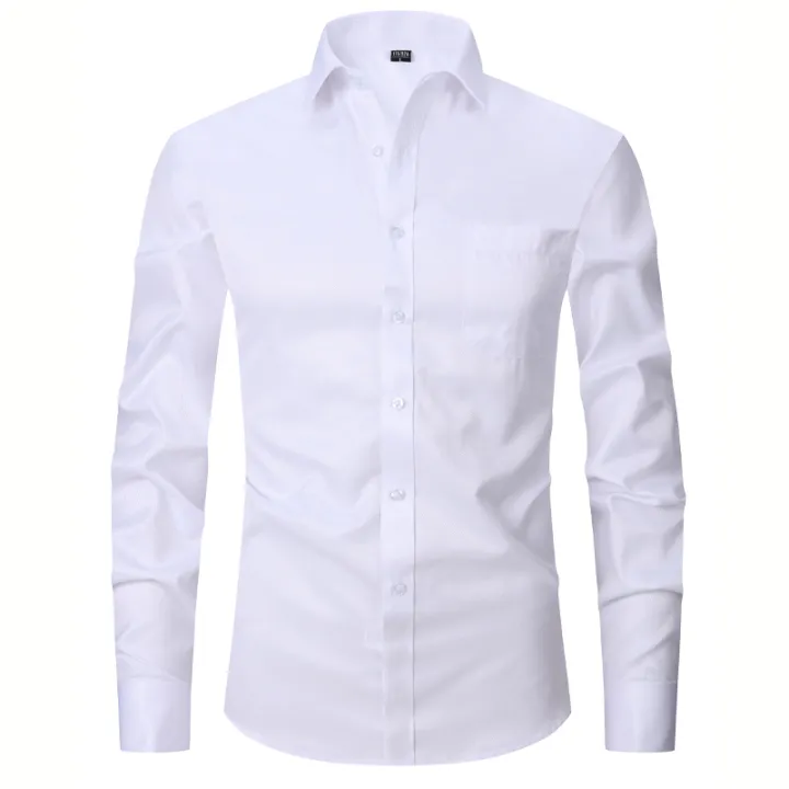 2023%20Men%20French%20Cuff%20Dress%20Shirt%20Cufflinks%20New%20White%20Long%20Sleeve%20Casual%20Buttons%20Male%20Brand%20Shirts%20Regular%20Fit%20Clothes%20-%20Image%203