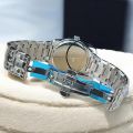 SUCCESS-WAY-261 Wrist Watch For Men High Quality Waterproof Full Stainless Steel Active Day and Date Slim Fitting Fashionable Formal Gents Watch.