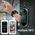 Microwear W28 Pro + Smart Watch 8 Men Women Passlock Strap Lock Always On Display Bluetooth Calls NFC Series 8 Smartwatch.