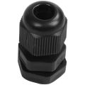PG7 Black Nylon Waterproof Strain Relief,Cord Grip,Cable Gland 3.5-6 mm 50pcs -  black. 