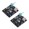 2X YX-C50L Bluetooth 5.0 Subwoofer Amplifier Board High Power Audio Stereo Amplifier Board 2X50W Bass AMP. 