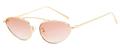 Small Frame Vintage Cat Eye Sunglasses Women 2024 Luxury Brand Designer Fashion Eyewear Retro Metal Trendy Female Sun Glasses. 