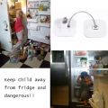 Fridge Lock,Refrigerator Locks,Freezer Lock with Key for Child Safety,Locks to Lock Fridge and Cabinets-1Pack. 