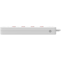 Walton 4 Point Extension Socket – 3,5  Meter Cable – Individual Switch – White Multiplug – Heavy Duty. 