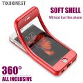 iPhone 5 5s SE 6 6s 8 7 Plus X XS Max XR 360 Degree Full Cover Soft Phone Case. 