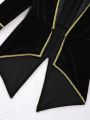 Kids Boys Girls Circus Ringmaster Tailcoat Jacket Long Sleeves Lapel Collar Tuxedo Coat Halloween Carnival Party Cosplay Costume. 