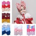 3 Pcs/Set Baby Girl Headband Elastic Bows Newborn Headbands Hair Band For Girls Print Kids Turban Baby Hair Accessories. 