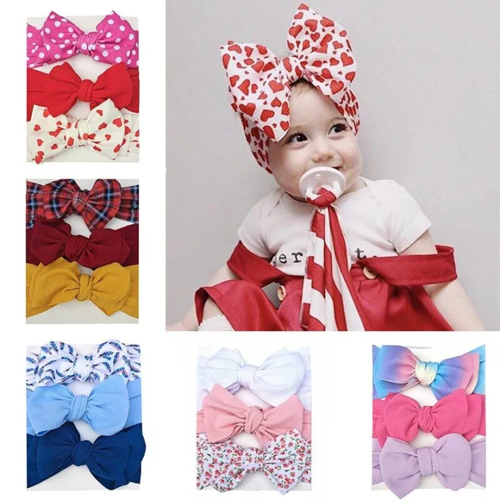 3%20Pcs/Set%20Baby%20Girl%20Headband%20Elastic%20Bows%20Newborn%20Headbands%20Hair%20Band%20For%20Girls%20Print%20Kids%20Turban%20Baby%20Hair%20Accessories%20-%20Image%203