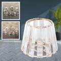 Exquisite Crystal Lampshade Chandelier Ceiling Fixture Lamp Shade Lamp Cover. 