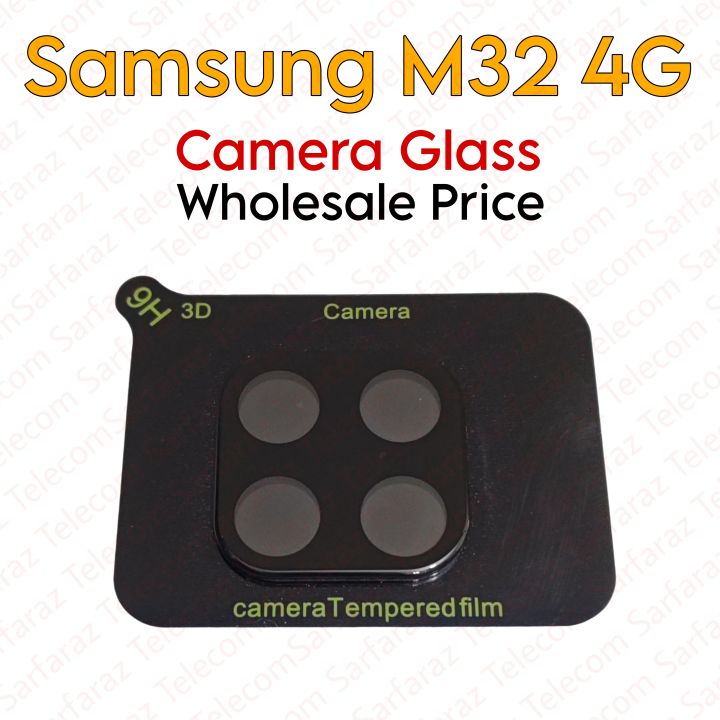 Samsung M32 4G 3D Camera Glass 3D Camera Protector