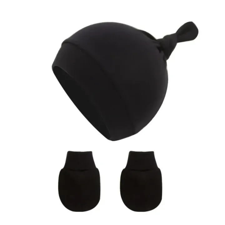 3pcs/Lot%20Solid%20Caps%20for%20Children%20Kids'%20Hat%20for%20New%20Born%20Baby%20Hat%20Birth%20Hat%20Baby%20Beanie%20Toddler%20Hat%20Glove%20Set%20Newborn%20Accessories%20-%20Image%204
