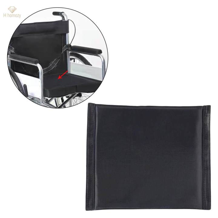 Wheelchair Backrest or Seat Cushion Mat Disability Care Comfortable Soft Durable - Black Cushion
