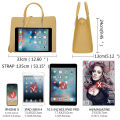 David Jones Paris Women Tote Bag Pu Leather Female Crossbody Bag Large Lady Shoulder Bag. 