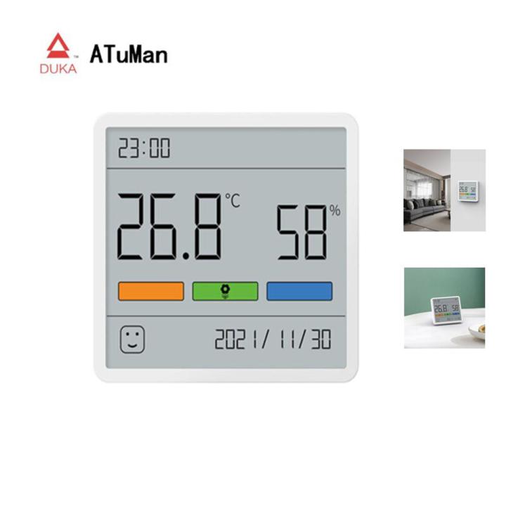 Xiaomi Duka Atuman TH1 Clock Electronic Thermohygrometer Thermometer Calendar 2.8' Thin Screen