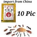 Cockroach Killing Bait Powder Repellent Insecticide Cockroaches Killer 10 pcs set. 