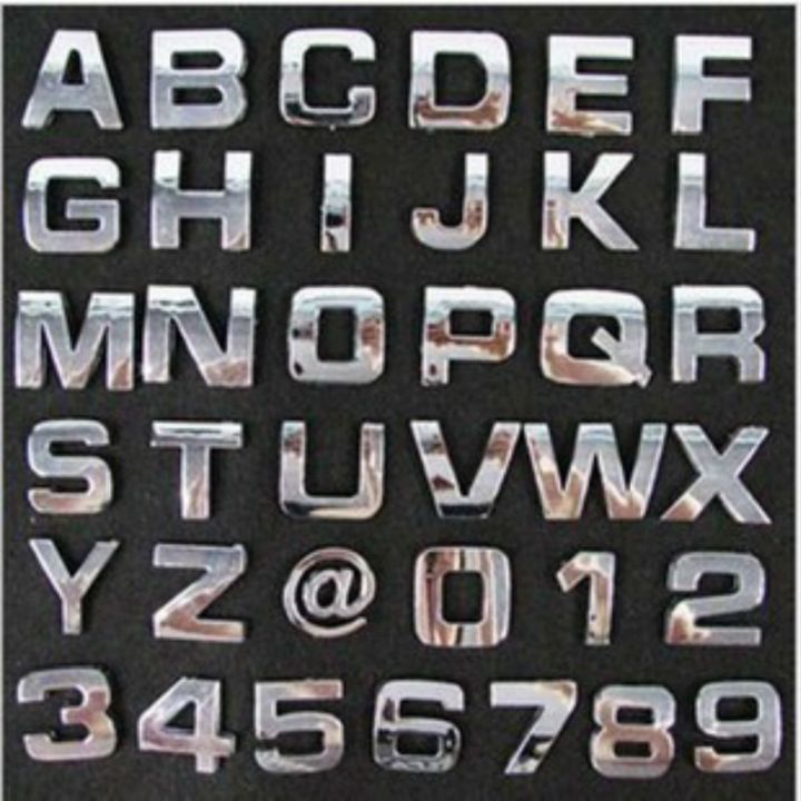 【Happy childhood memories】Car DIY Letter Alphabet Stickers Logo for Renault Trucks Dacia Citroen Kenworth Infiniti Skoda Octavia A7