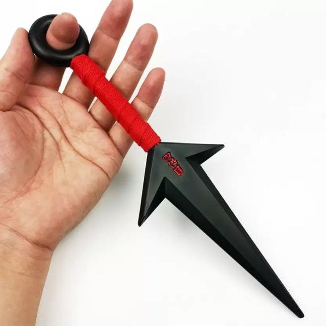 Anime Naruto Shippuden Kakashi 27.5CM Big Size Plastic Kunai Anime Fan Cosplay Accessory