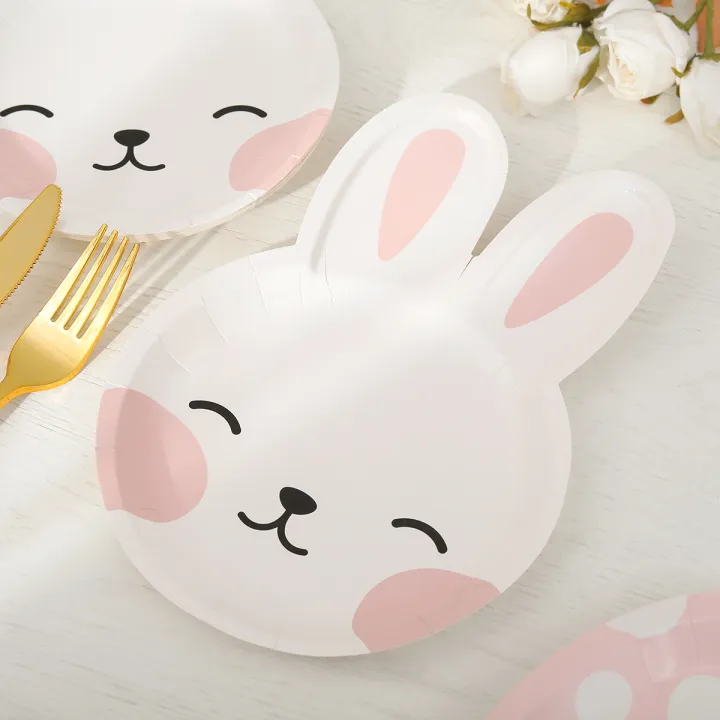 Mori%20rabbit%20disposable%20tableware%20paper%20cup%20dinner%20plate%20tablecloth%20happy%20birthday%20party%20supplies%20decoration%20-%20Image%204