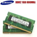 【YIYANGMAOYI111】SAMSUNG DDR2 2GB PC2 5300S 6400S DDR2 2G 1G 667 Mhz Laptop Memory Notebook SODIMM RAM. 