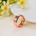 High quality jewelry ring Rose Gold Plated Stainless Steel Thumb Ring Rings Women Men Jewelry. 