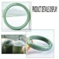 Real Jadeite Natural Ice Green Jade Bangle Original Certified Luxury Bracelet For Women Wholesale Gifts Girlfriend. 