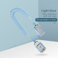 GC Kids Safety Harness Infant Baby Anti-lost Wrist Band Key Lock 360 Degree Rotation Anti-lost Rope.