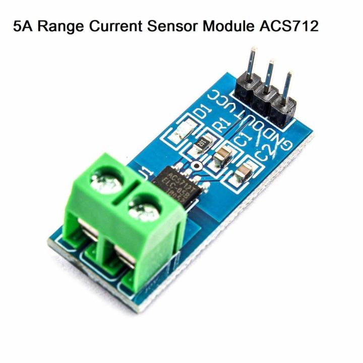 5A Range Current Sensor Module ACS-712 ACS712 5A Hall Effect Current Sensor Module Straight 3 Pin Range 5Amp Current Sensor Module For Arduino Uno R3 Raspberry Pi