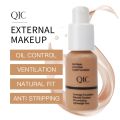 QIC Soft Matte JEWEL LIGHL Liquid Foundation Brightens Moisturizes and Controls Oil Fit Wheat Makeup BB Cream Concealer Cream.