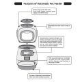 Smart Automatic Pet Feeder With Voice Record Stainless Steel LCD Screen Timer For  Food Bowl  Food Dispenser Pet Bowl - 3.5L Robot feeder. 