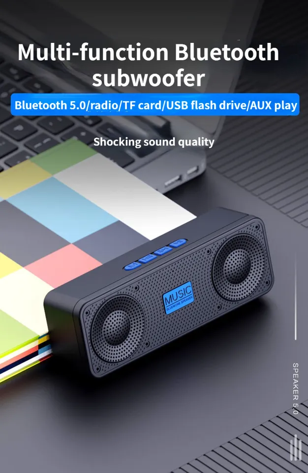 Bluetooth Speaker S18 Outdoor Portable Desktop Small Pc Soundbar