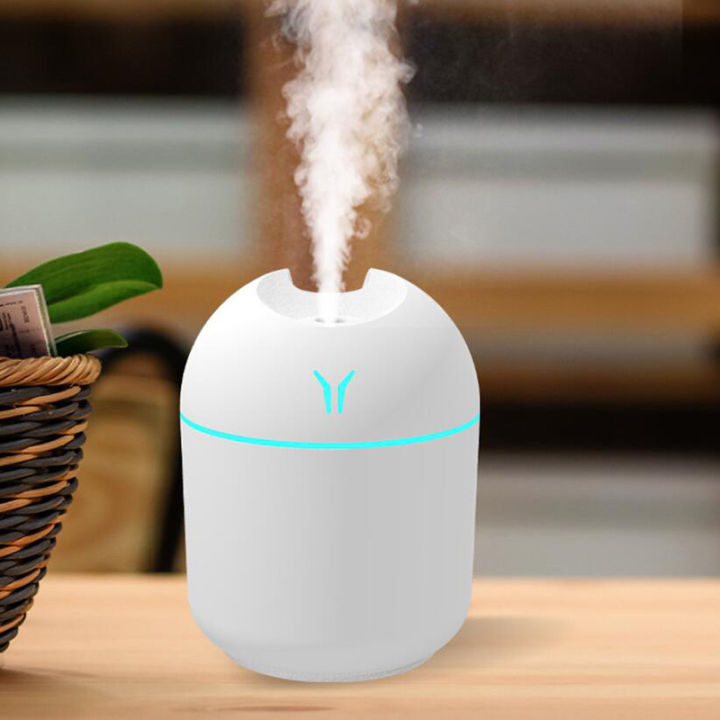 250ML USB Mini Air Humidifier Aroma Essential Oil Diffuser For Home Car Ultrasonic Mute Mist Maker Diffuser with LED Color Lamp | Daraz.com.bd
